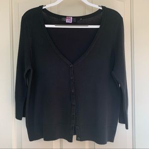ModCloth Charter School Cardigan Black